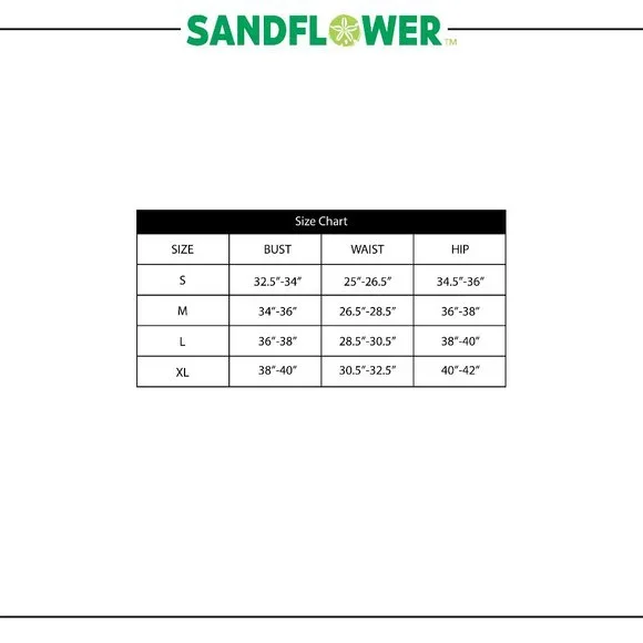 SANDFLOWER Bandeau Swim Top Tye Dyed Canyon Pink Color Women's Size L(12… - Picture 11 of 11